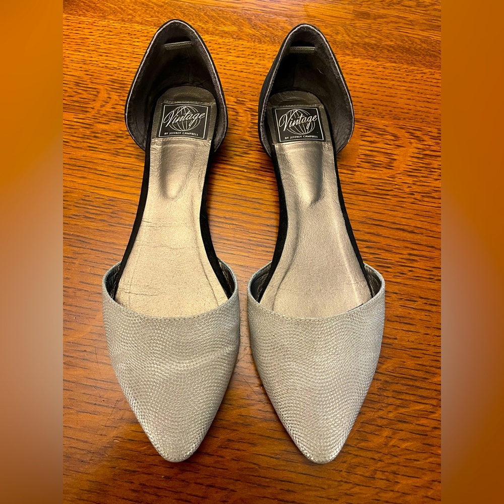 Jeffrey Campbell Vintage Party Flats size 8.5